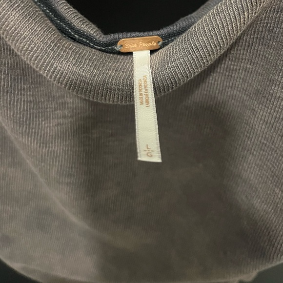 Free People ribbed shoulder tie Tank…. - Picture 7 of 15